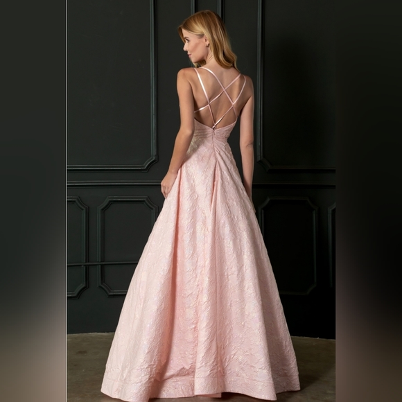 Pink Ball Gown with Pockets from Bicici & Coty CP1517S - Picture 3 of 7